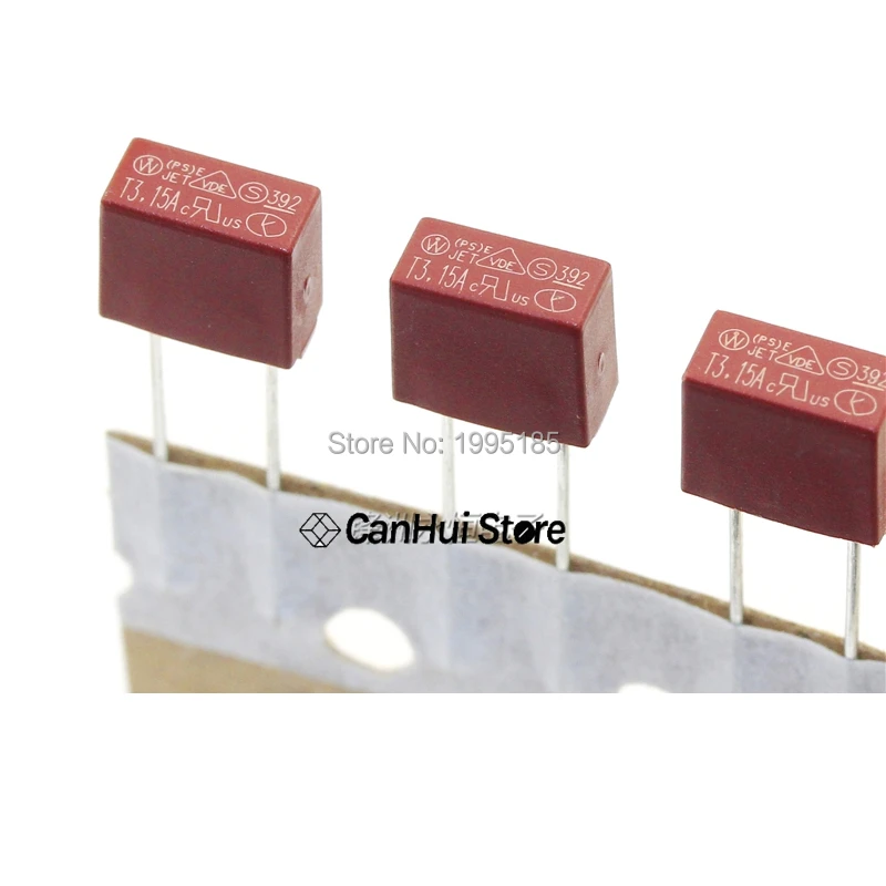 50pcs Square Fuse 2A 250V 392  Plastic T2A LCD TV Power Board Commonly Used 250V Insurance Pipe Slow Fuse T1A 3.15A 4A T5A T6.3A