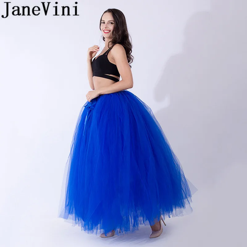 

JaneVini Hot Selling Bridal Buddy Underskirt Petticoats Tutu Skirts Girls Rockabilly Tulle Under for Wedding Dress Tutu Adulte