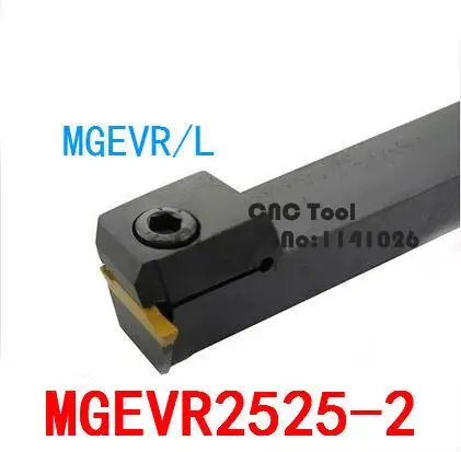 Herramienta de ranurado externo, soporte de ranurado, herramientas de corte CNC, herramientas de torneado CNC indexables para MGMN200, MGEVR2525-2/ MGEVL2525-2