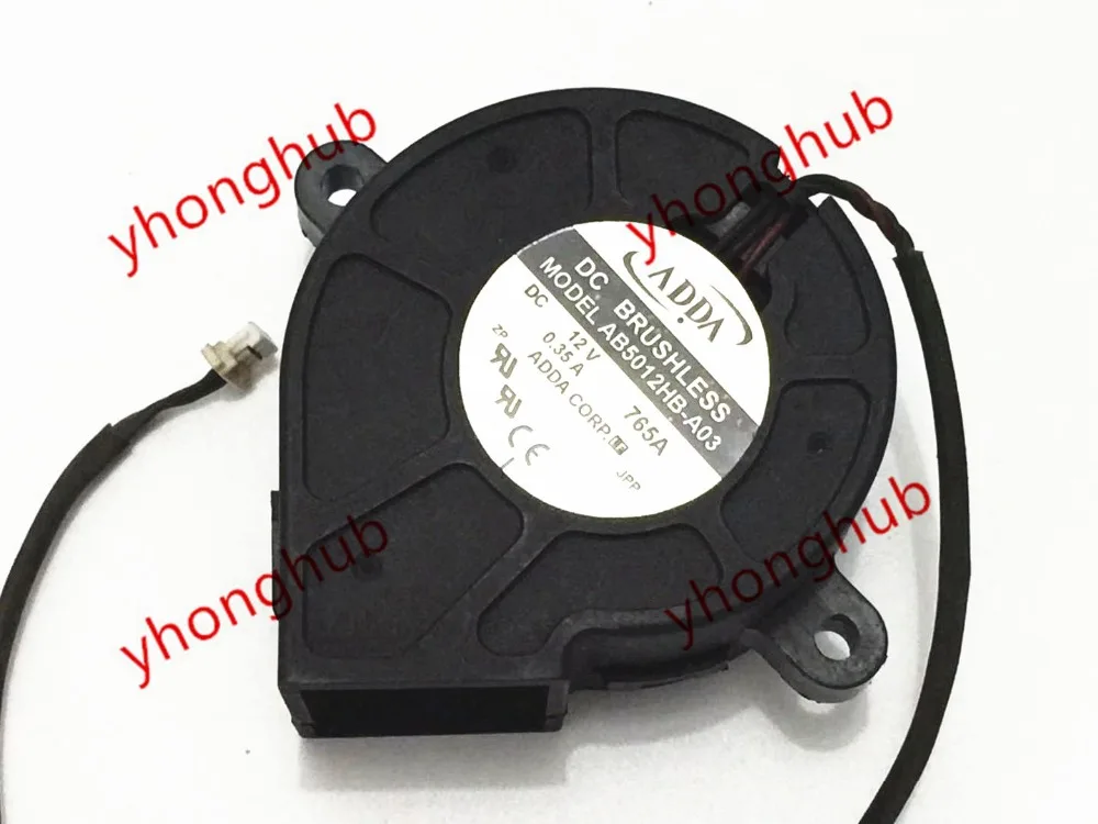 

ADDA AB5012HB-A03 DC 12V 0.35A 50x50x25mm 3-Wire Server Cooling Fan