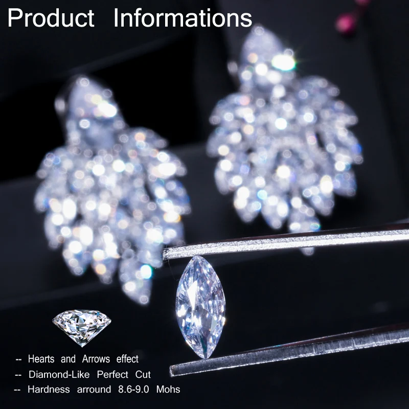 CWWZircons 2022 Fashion Designer Brand Jewelry Noble White Cubic Zirconia Paved Long Big Green CZ Earrings for Women CZ292