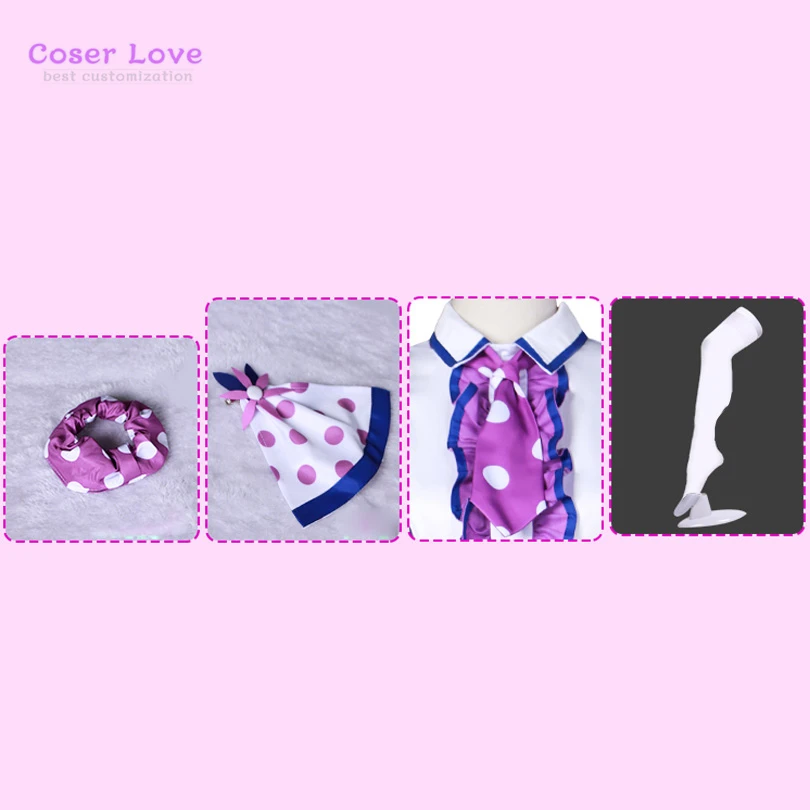 Lovelive Mari Ohara kanan Matsuura Watanabe You Cosplay Costume Carnival Halloween Performance Outfit Customizable
