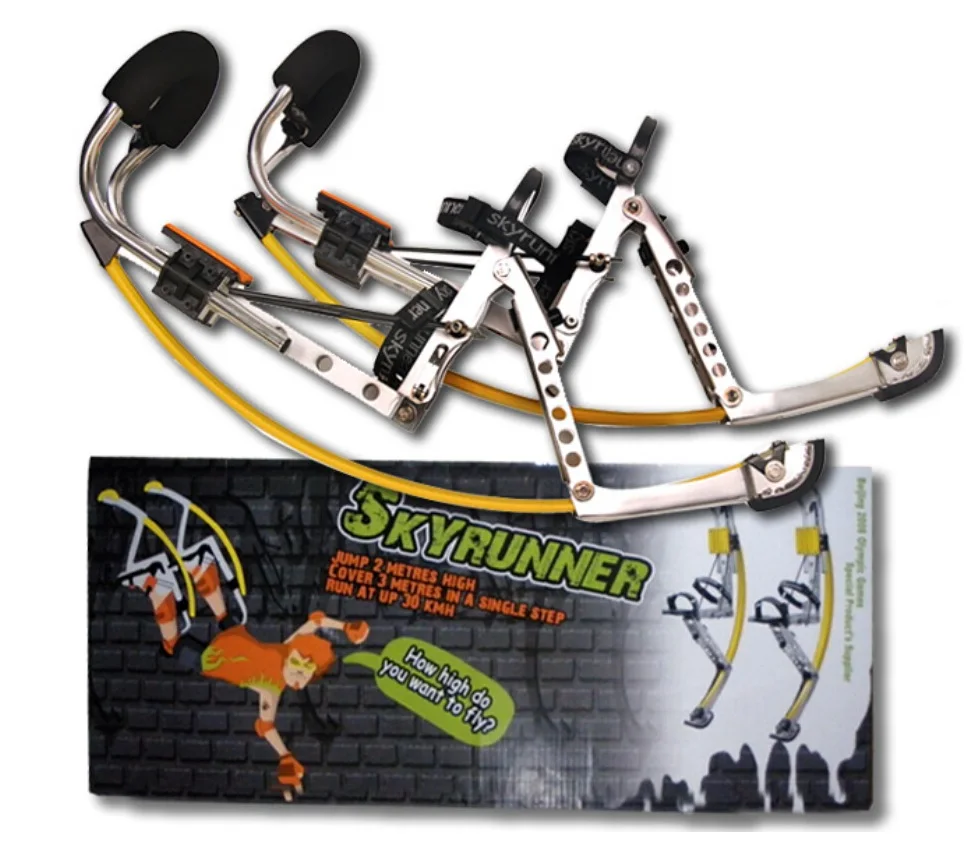 Canguru Hopping para adultos, cor amarela, salto-sapatos, sapatos voadores, Skyrunner, peso é de 110-150 lbs/50-70kg