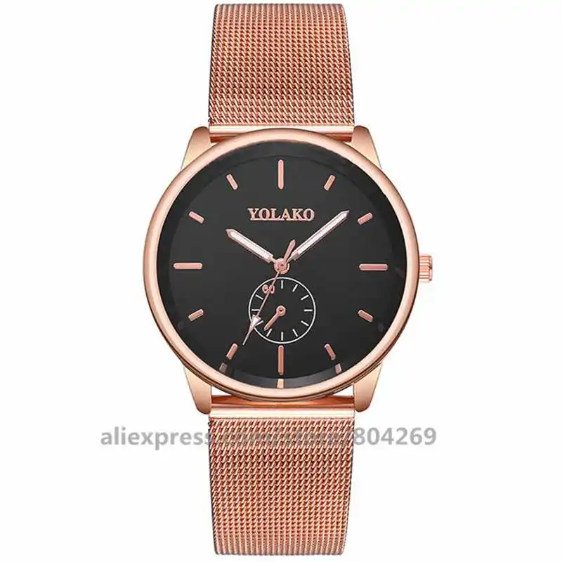 

Mens Watches Top Brand Luxury Fashion Quartz Watch Men Casual Slim Mesh Steel Waterproof Sport Watches 920240