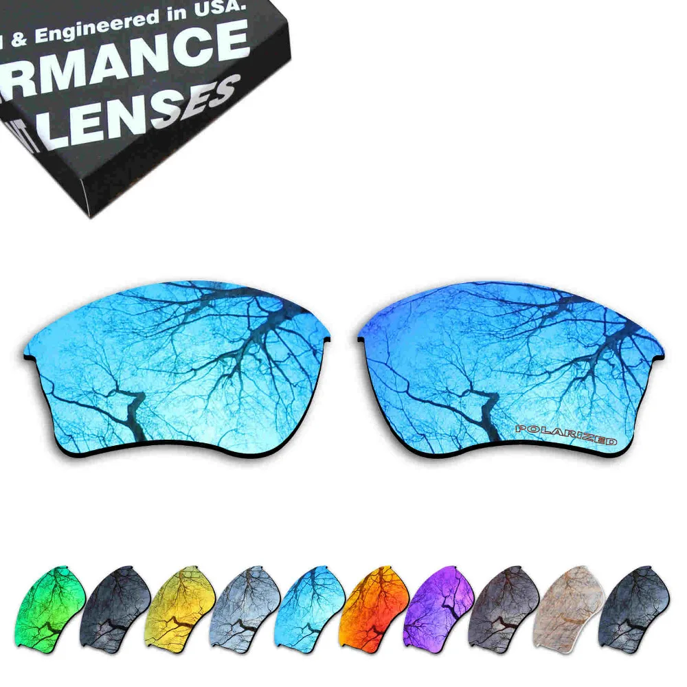 Millerswap Resist Seawater Corrosion Polarized Replacement Lenses for Oakley Half Jacket XLJ Sunglasses - Multiple Options