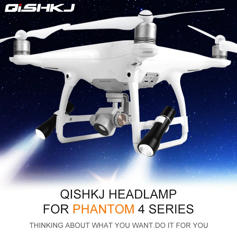 For DJI Phantom 4 LED Light Night Flight Searchlight Spotlights Lights for Phantom 4/4 Pro V2.0 Phantom 4 Advanced Accessories