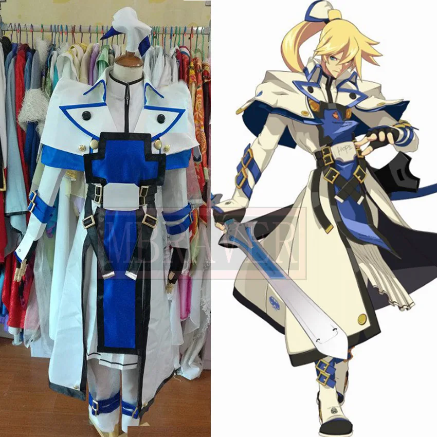 

Guilty Gear Ky Kiske Cosplay Uniform Outfit Costume Halloween Cos Christmas Custom Made Any Size