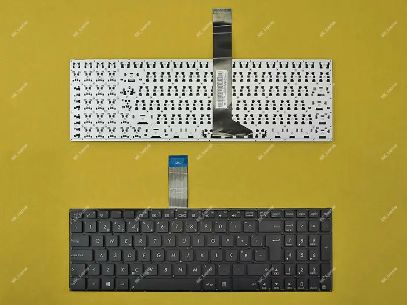 

Wholesale PO Portuguese Keyboard For ASUS X550 D552 R510 R513 X552 D551 P552 F520 F550 F552 P550 Laptop Black Without Frame WIN8