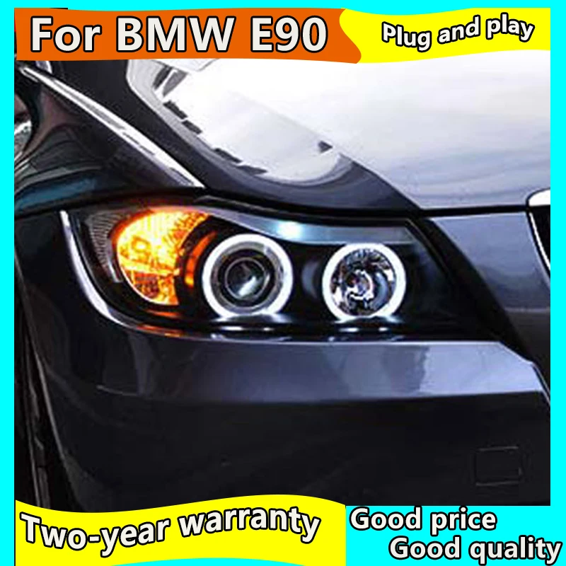 Car Styling Head Lamp Case for BMW E90 330i 325i 320i 318i 2005-2012 Headlight DRL Daytime Running Light Bi-Xenon HID