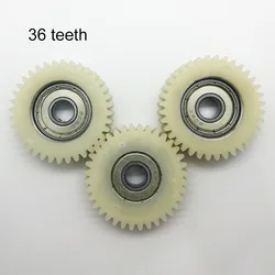 3PCS 38mm 36 denti Nylon 608 cuscinetto a sfere Ebike cambio bici elettrica frizione motore ingranaggio planetario in plastica