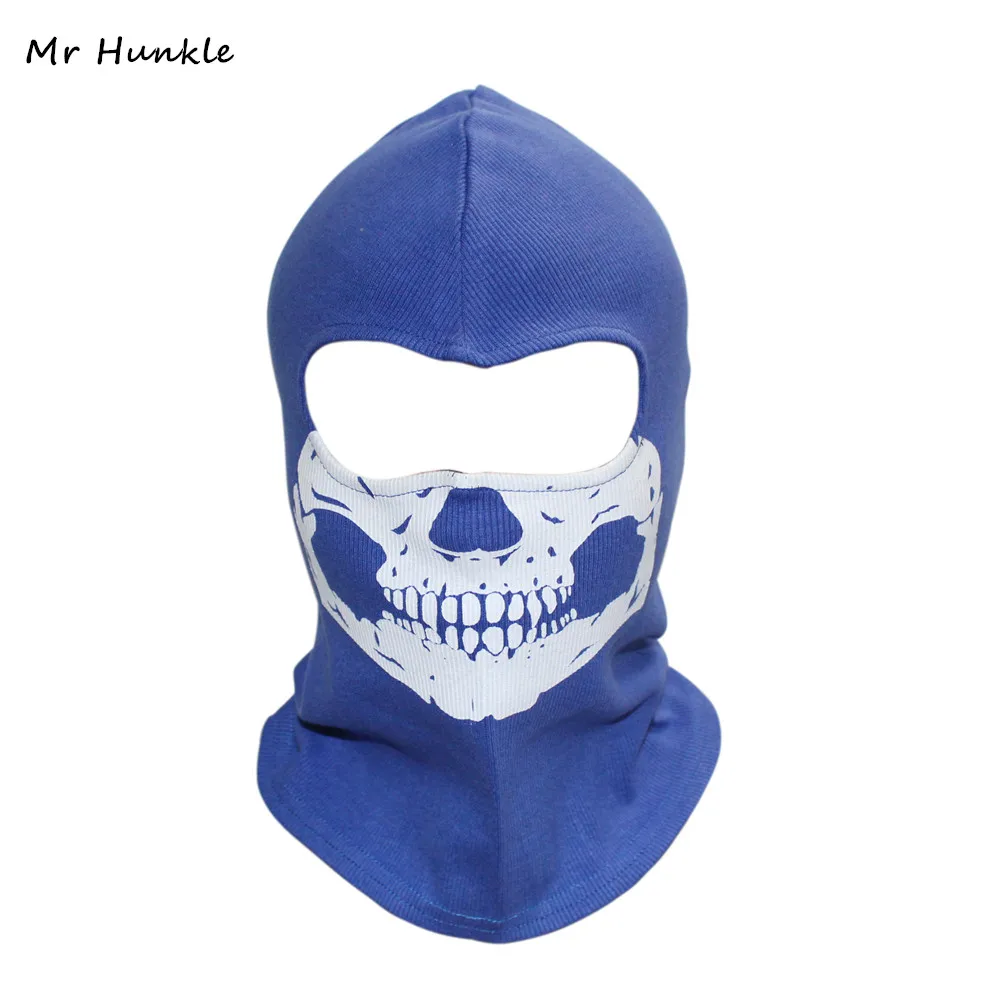 Mr Hunkle 2017 New Print Adult Hat New Candy Color Full Face Masks Balaclava Motorcycle Wind Dust Grimace Reflective Ghost Mask