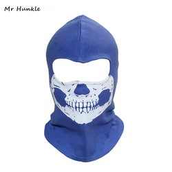 Mr Hunkle 2017 New Print cappello per adulti nuovo colore della caramella maschere a pieno facciale passamontagna moto vento polvere Grimace maschera fantasma riflettente