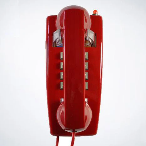 Imagem -06 - Retro Telefone Fixo Telefone Americano Antigo Escritório Casa Hotel Anel Mecânico Vermelho Telefone Fijo ev Telefonu