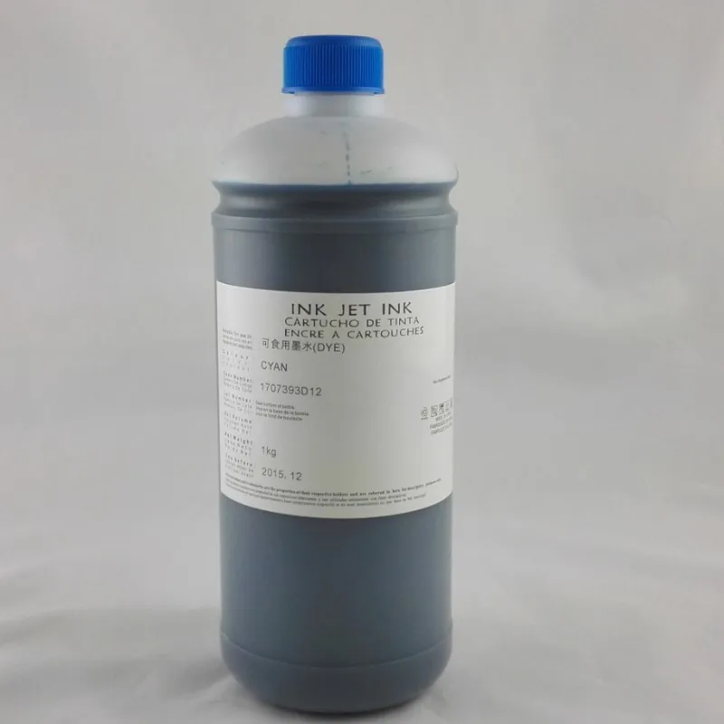 INK WAY On promotion,4*1000ML  Universal Edible Ink For Canon Desktop Inkjet Printer BK C M Y