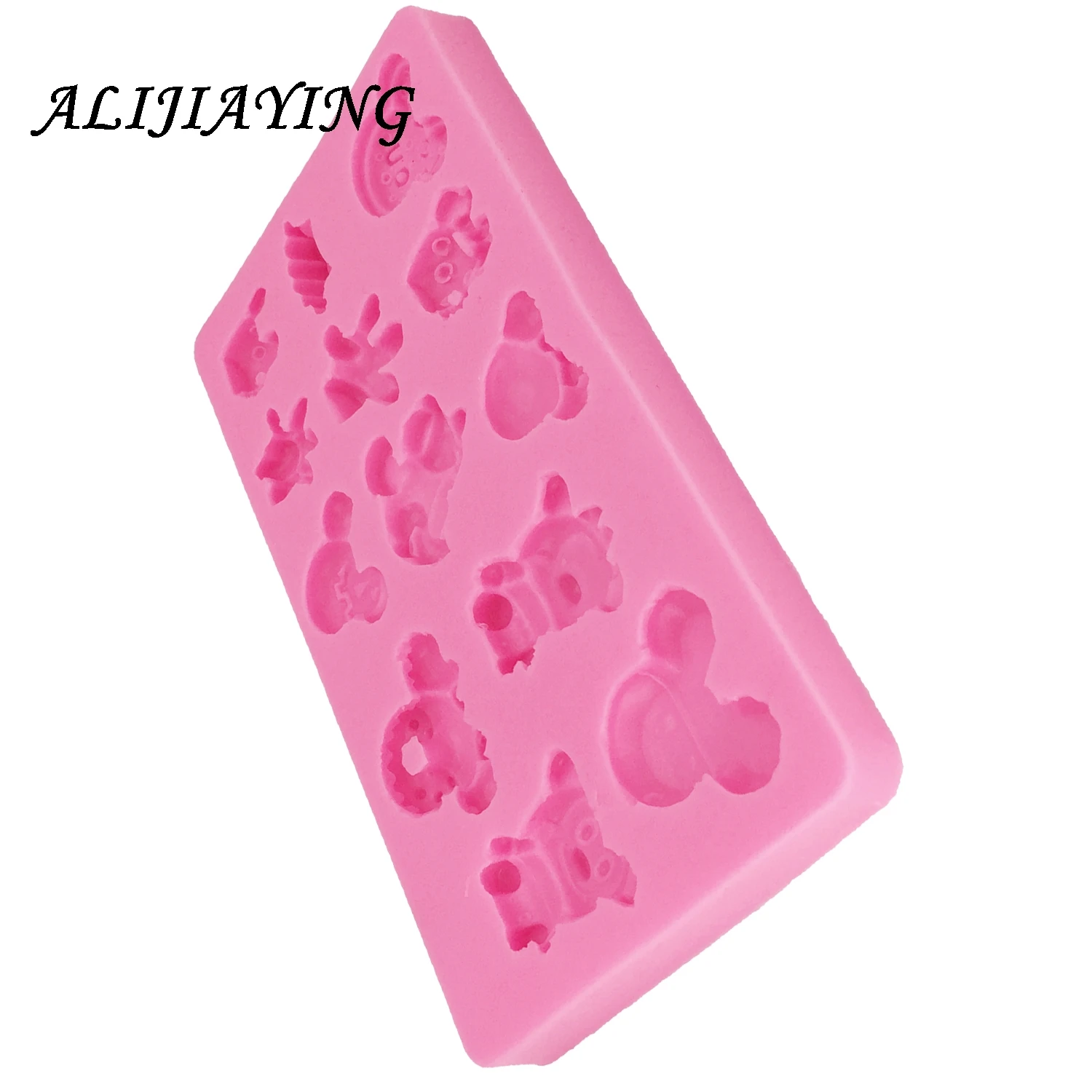 Mouse silicone mold cake decorating tools Sugarpaste Craft Bakeware Fondant chocolate moulds D0329