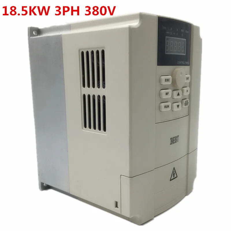 High Power 25HP 18.5KW 3PH 380V Variable Frequency Drive CNC Spindle Motor Speed Control VFD Inverter for Printing Press