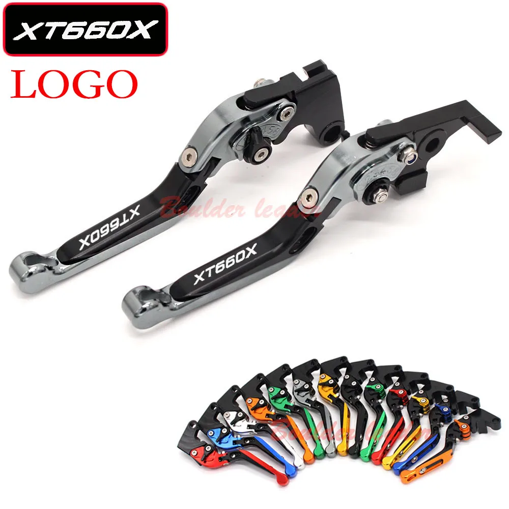 For Yamaha XT660X XT 660 X XT 660X SuperMotard 2004 - 2008 2007 2006 CNC Motorcycle Folding Extendable Hot Clutch Brake Levers