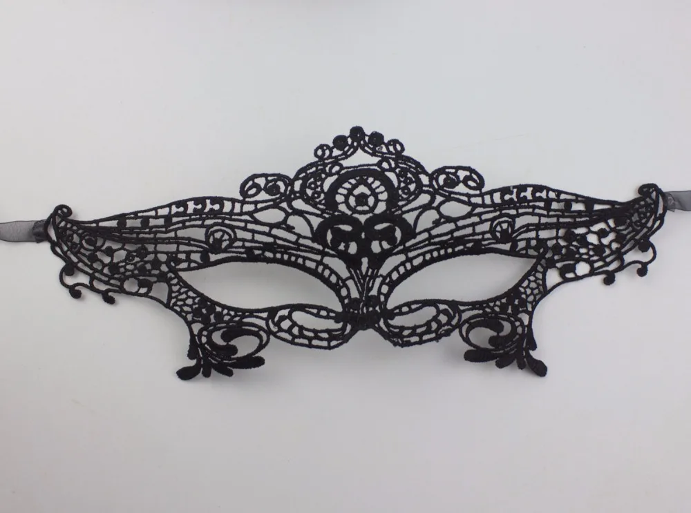 قناع دانتيل على شكل زهرة للنساء ، نمط أسود ، مثير ، عيون مقطوعة ، قناع للوجه ، للمنزل ، حفلة تنكرية في منتصف الليل