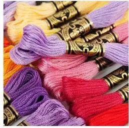 oneroom French DMC Floss Embroidery Floss Thread Yarn--447 Pieces Old Colors + 16 Pieces New  DMC color