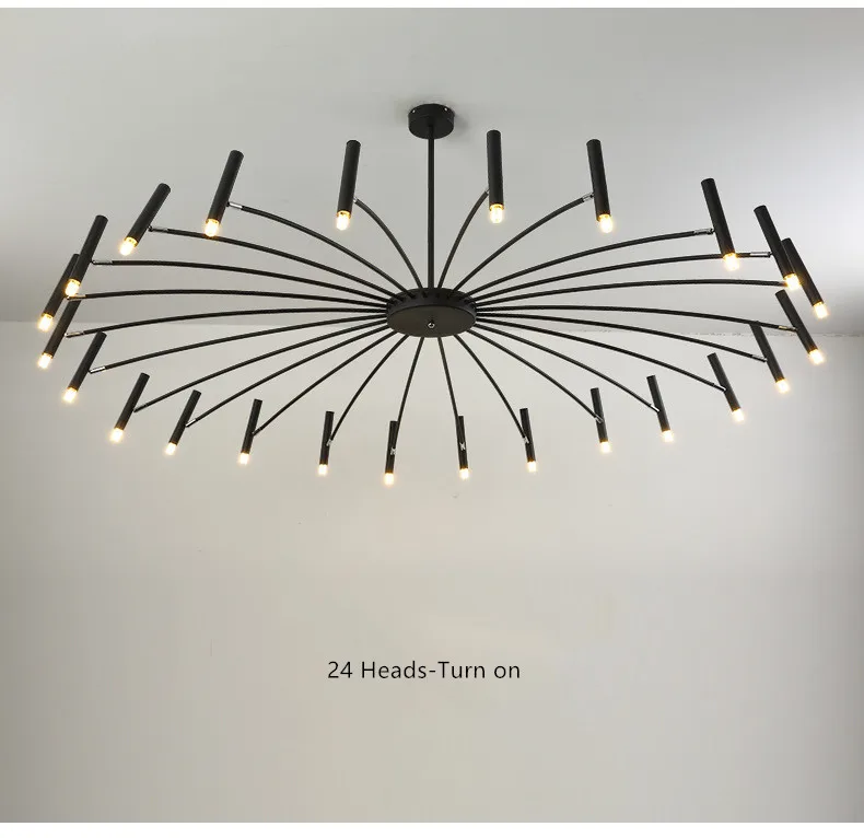 

Nordic Loft Art Led Chandelier Creative Art Bedroom Restaurant Foyer Dining Room Deco Light Fixture Luminaire