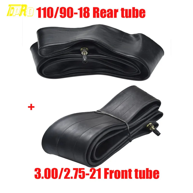 110/90-18 Rear Tube 80/100-21 Front Tube Trail Dirt Pit Bike Motorcycle 200cc 250cc