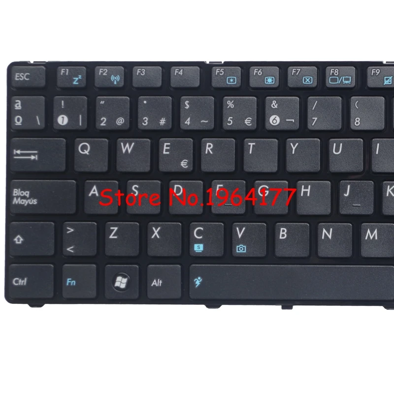 NEW SP for ASUS X55U K73B NJ2 P52 P52F P52JC P53 P53E P53SJ P53E W90 Keyboard Spanish Teclado Laptop / Notebook QWERTY