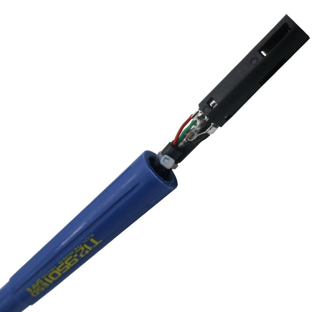 Imagem -05 - Punho do Ferro de Solda T12-9501 4c Punho Azul do Revestimento para Stc-led Oled Mini 616 T12-951 952 941 942