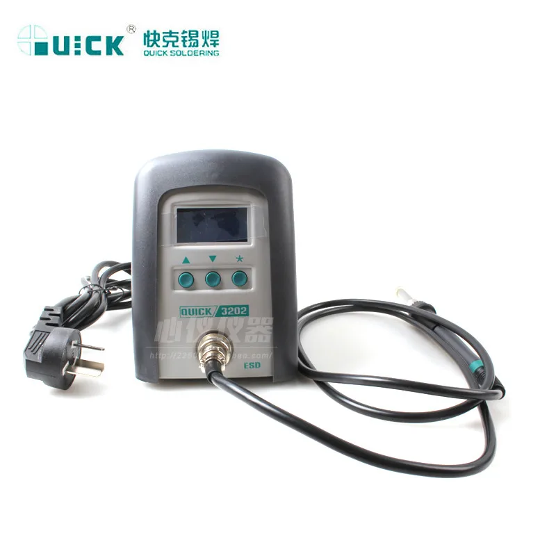 QUICK 3202 Antistatic Lead-free Soldering Station 90W High Frequency Digital Thermostat Soldering Iron Welding Station