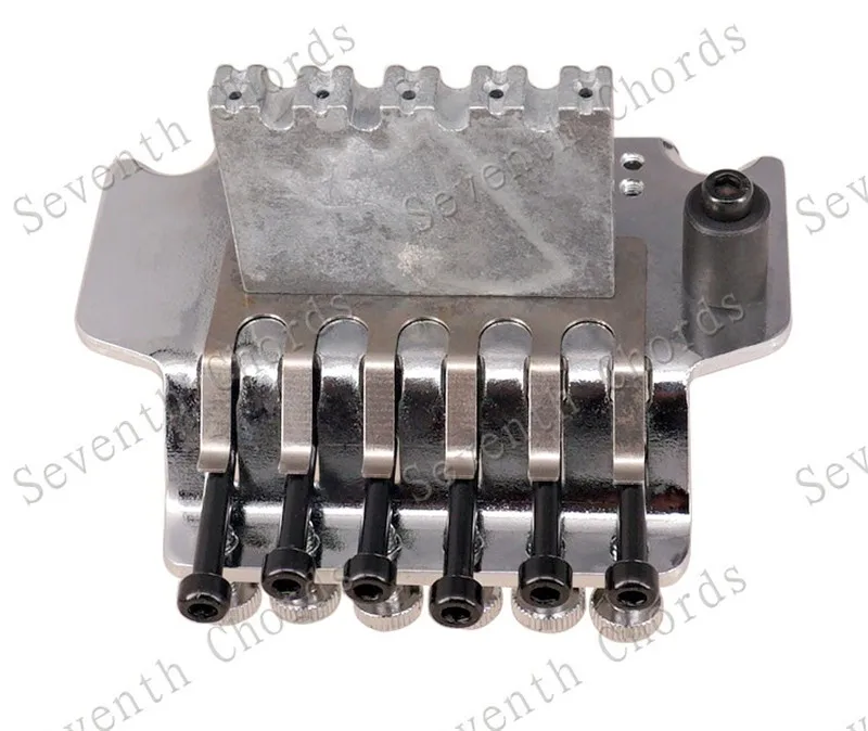 Linkshänder Silber E-Gitarre Brücke 6-saitige Brücke Musikinstrumente Zubehör Teile – Detail 7