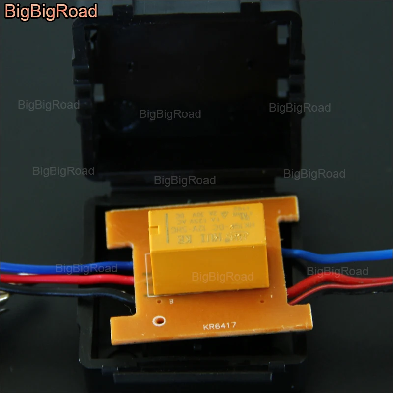 BigBigRoad For Car Rear View Reverse Backup Camera CCD Parking Camera With filter And Fuse Box /Power Wires Cable Stabilized 12V