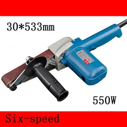 Belt Sander Variable Speed 30*533mm Belt Sander 550w High Power Woodworking Belt Sander 220-240v Sandpaper Grinder