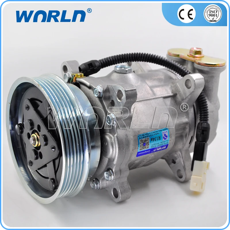 Auto Air Compressor for Peugeot 206 307 9646273880/1438F/96462738/6453CN/6453JG/SD6V12-1412/1412F 8FK351134331/920107/920120