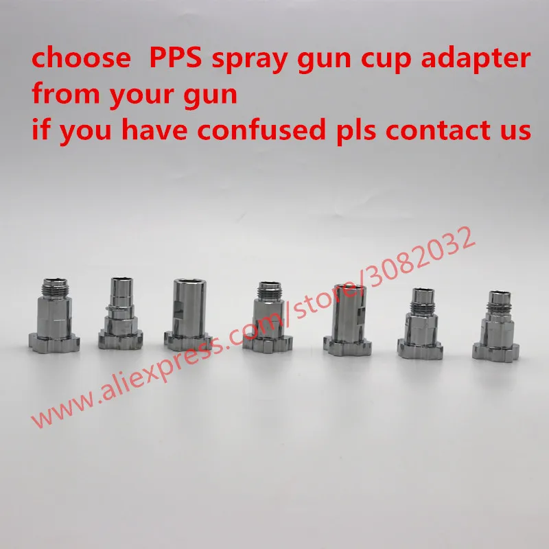 disposable measuring cup  adapter all Spray gun connector Mixing cup spray gun adapter pot joints 16X1.5 14X1 G3/8 for spray gun