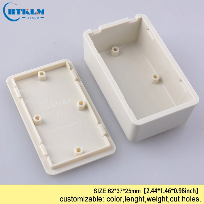 Small plastic junction box DIY project case Plastic enclosures ABS plastic electronics case 62*37*25mm