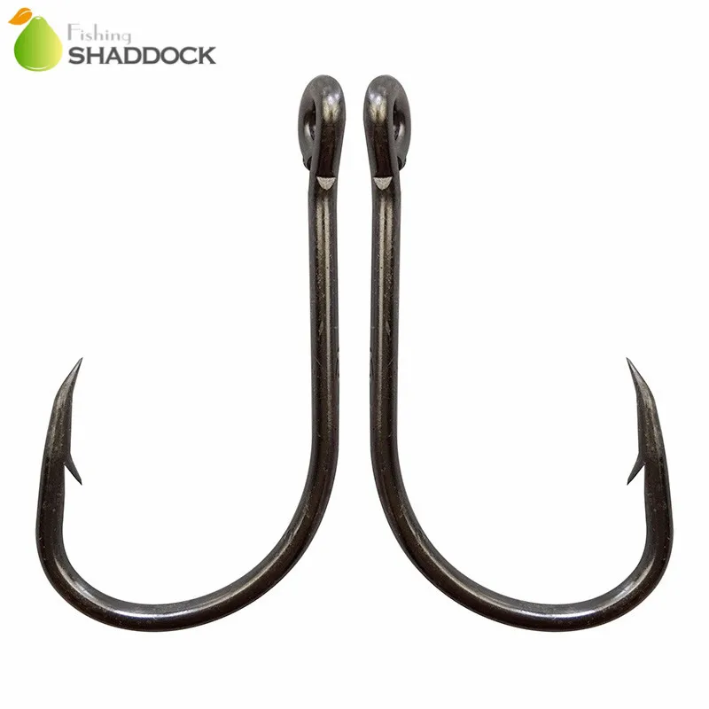 50pcs 9260 High Carbon Steel Fishing Hooks Black Sharp Faultless O'shaughnessy Bait Fishhooks Size 2/0 3/0 4/0 6/0 7/0