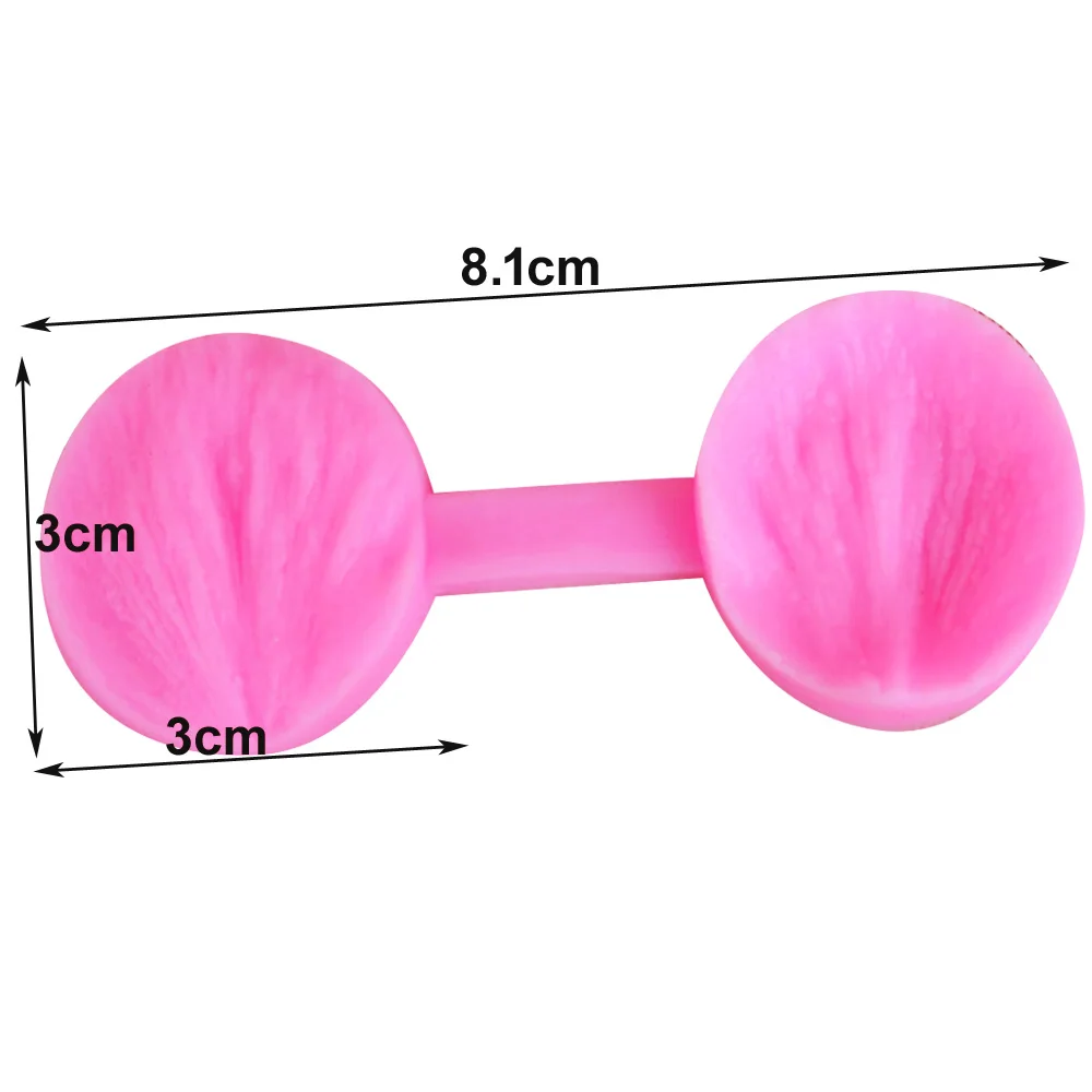 Sophronia Mini Peony Veiner Mold Silicone Molds For Gumpaste Fondant Cake Decorating Kitchen Bakeware m458, 8.1*3cm