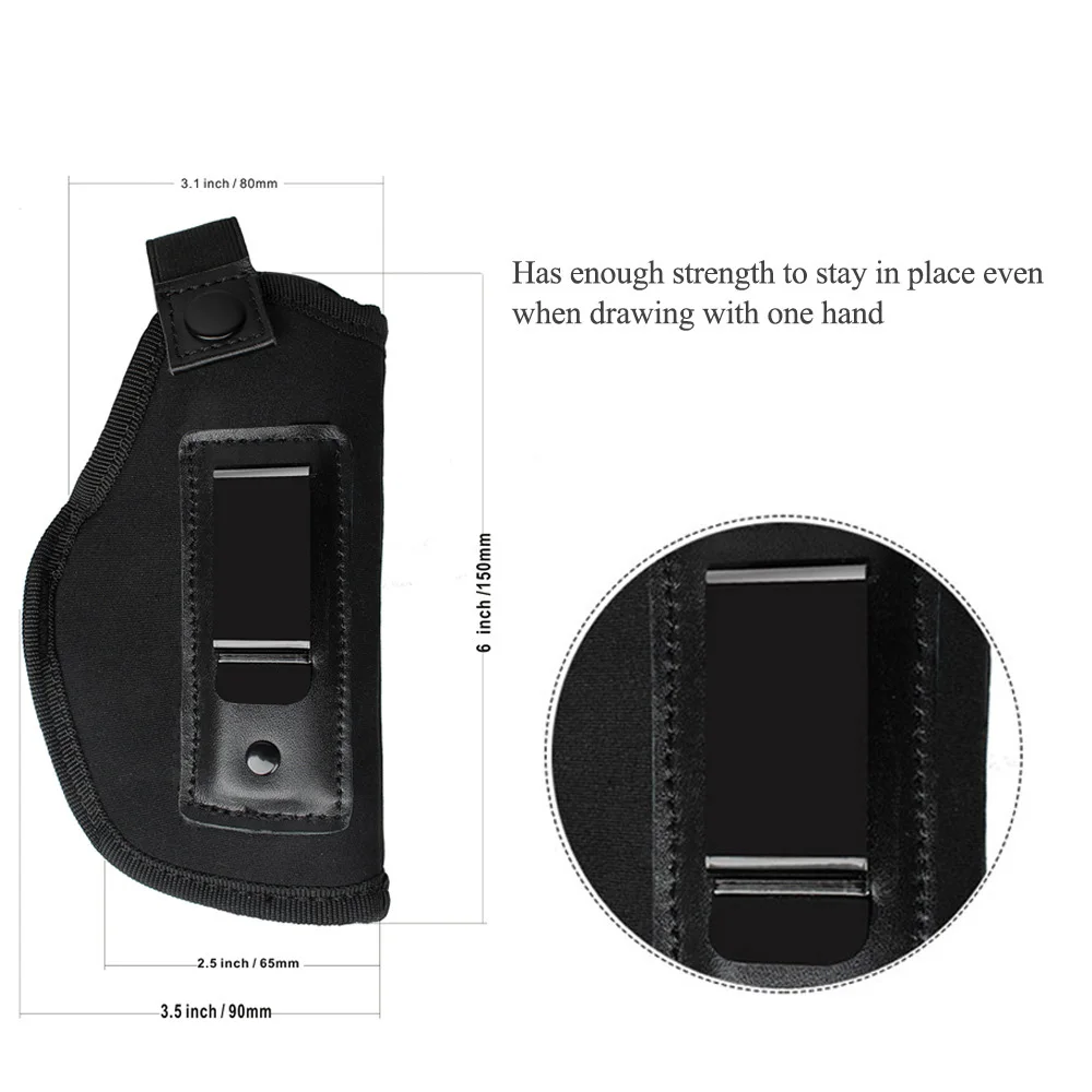Tactical Hunting Nylon Holster Neoprene Gun HolsterGLOCK 17 19 22 23 32 33 92 M9 pistol Concealed Universal Holsters
