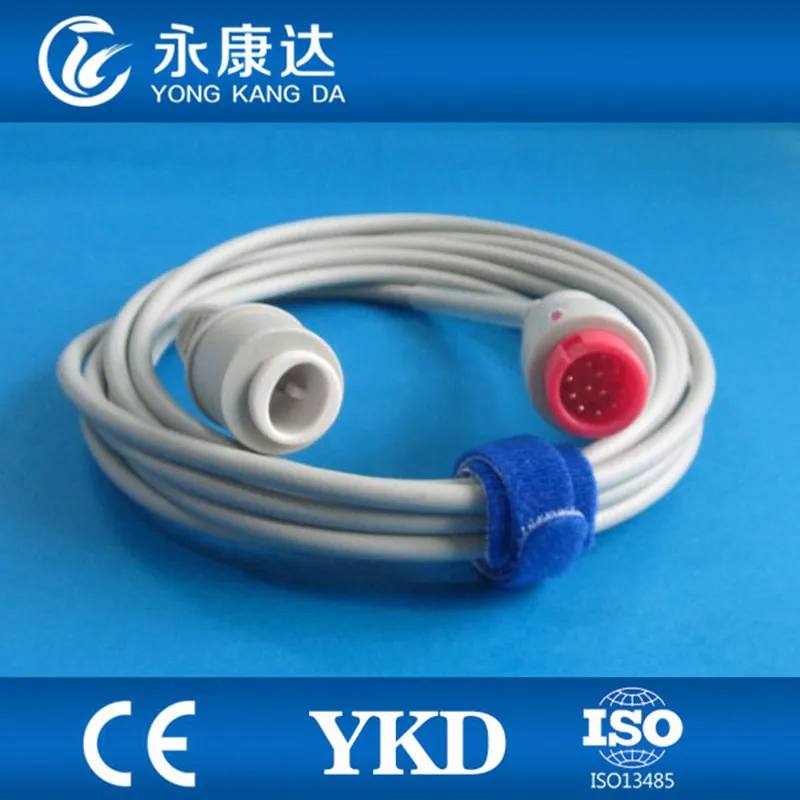 For Min-dray IBP Cable To Edward Transducer Adapter Cable 12Pin