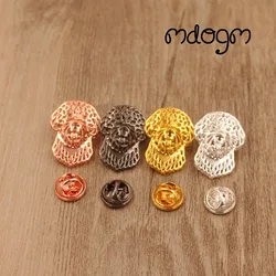 Mdogm Lagotto Romagnolo Dog Animal Brooches And Pins  Suit Metal Small Father Collar Badges Gift For Male Men B154