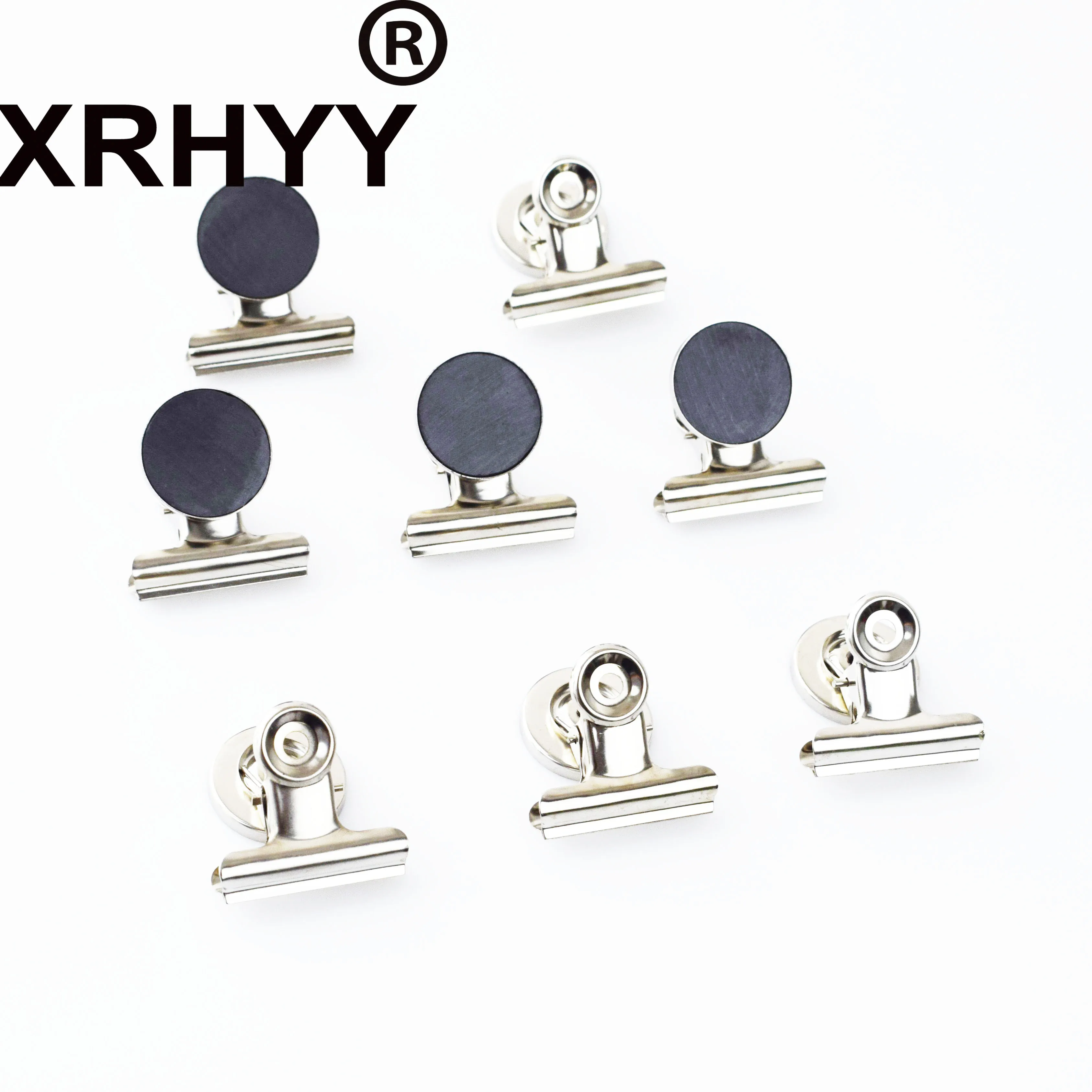 XRHYY Pack Of 8 Magnets Clips For House Office School Classroom Use Hanging Home Decoration Photo Displays Strong Magnetic Clips