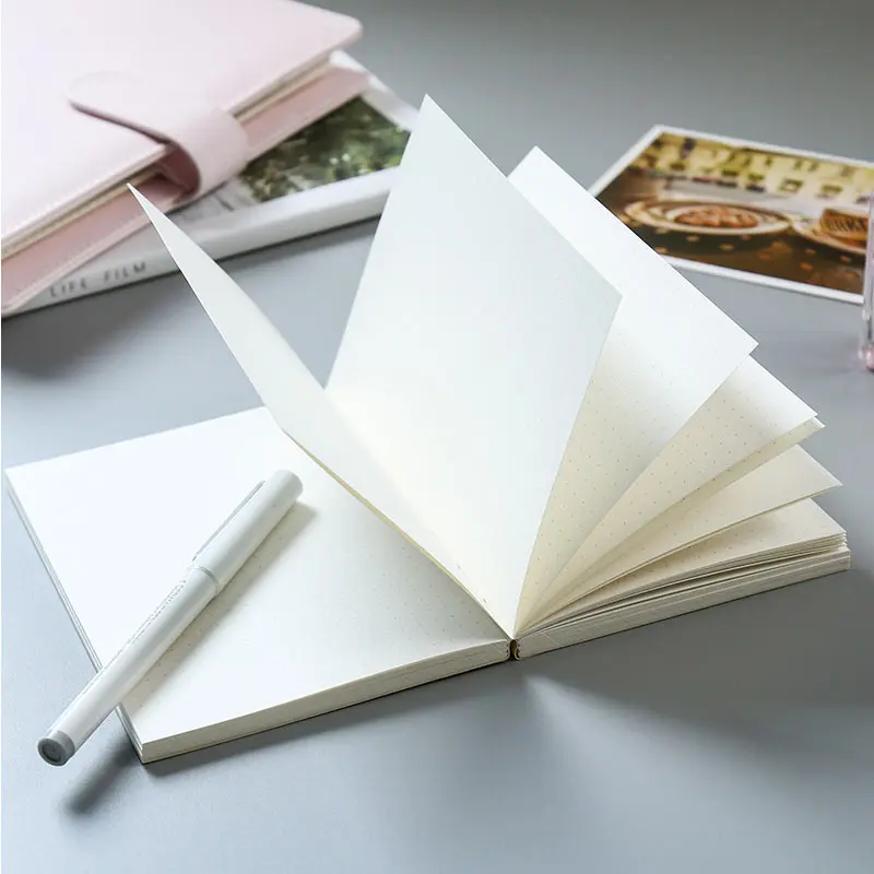 Yiwi-Cuaderno Hobo A5 A6, páginas de líneas de cuadrícula en blanco interior, diario, cuaderno de notas, planificador de papel, diario, papelería