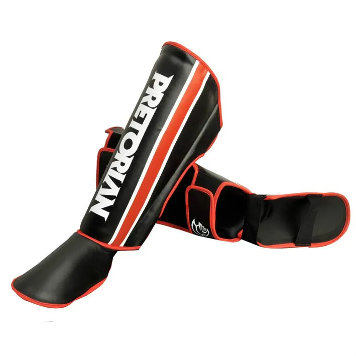 Profession 5 Colors Pretorian Shinguards Greaves Instep Mma Foot Muay Thai Twins Fighting Men Mma Shin Guard for Training