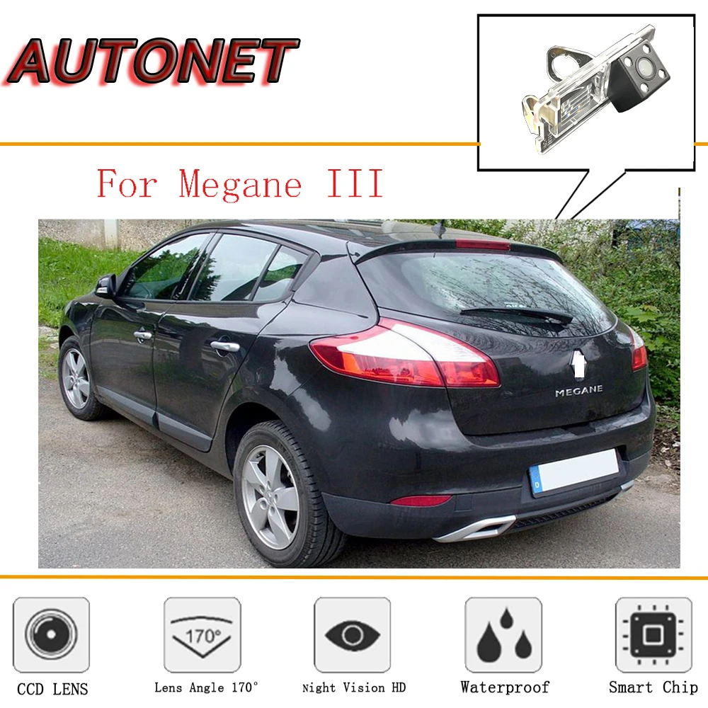 AUTONET Rear Camera For Renault Megane 3 2D Hatchback/Renault Scala/Reverse Camera/CCD/Night Vision/Backup License plate Camera