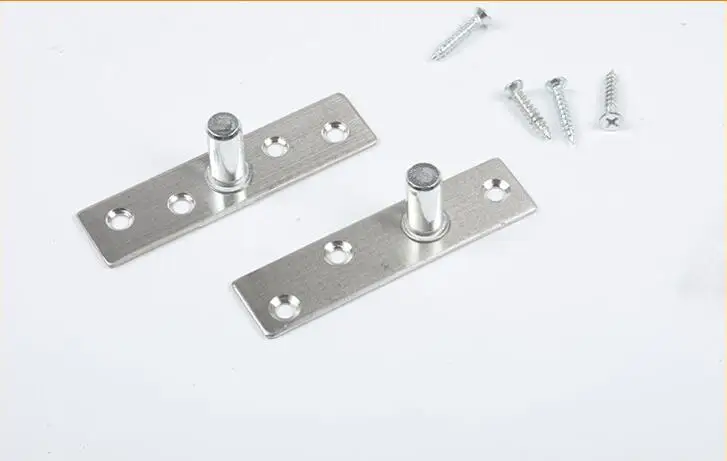 T-type fittings for glass floor spring door Stainless steel Simple four-hole top axle Bracket Fixed Axis