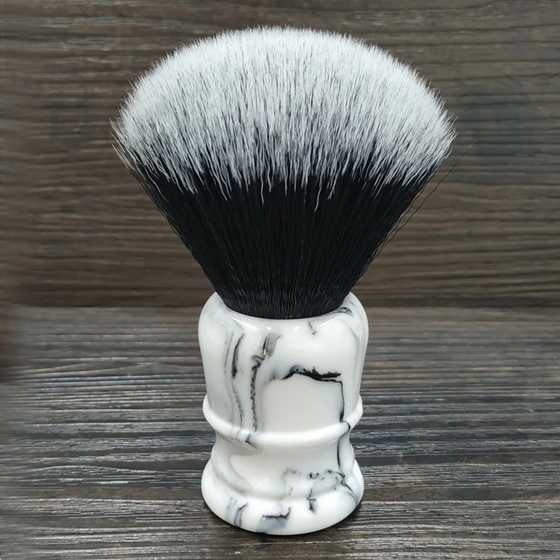 Soft Synthetic Hair shaving brush with 26MM  Good Tuxedo Knot and Resin Handle for Man wet shave