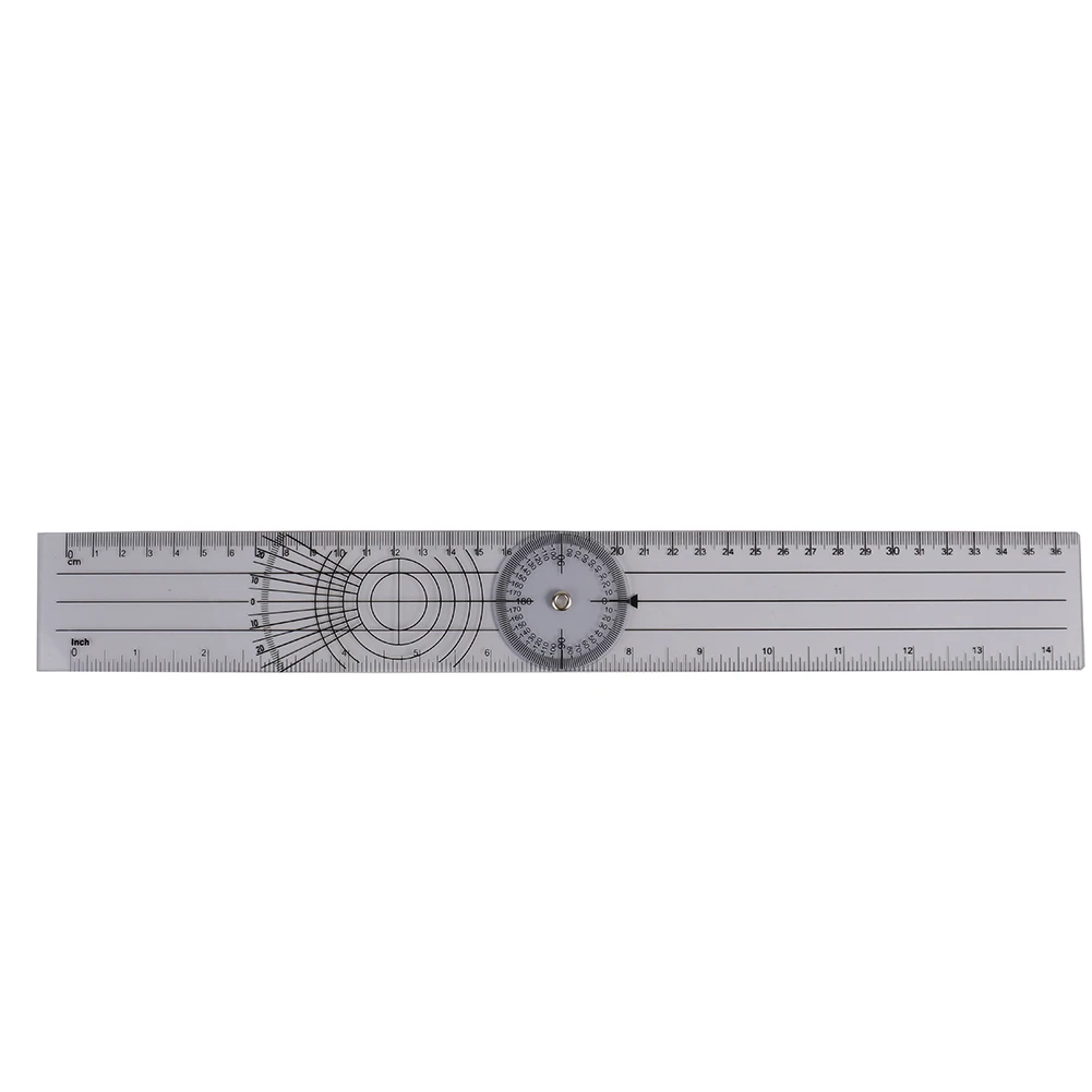Userful Multi-Ruler Goniometer Angle Medical Spinal Ruler Professional 360 Degree Measuring Tool Spinals Goniometer Protractors