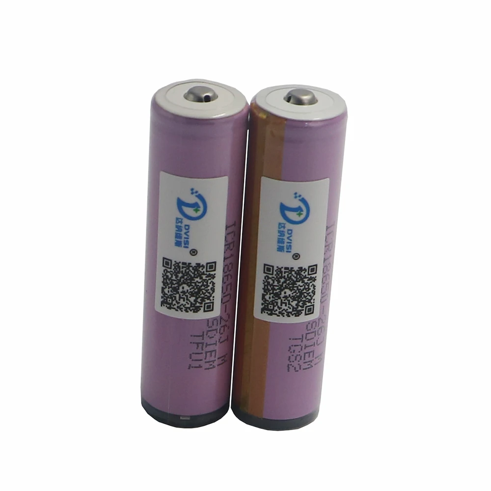 2 PCS/lot 18650 Li-ion battery 2600mAH with Protected Battery  CR 18650  with PCB 3.7V For Sumsung for The Strong Light