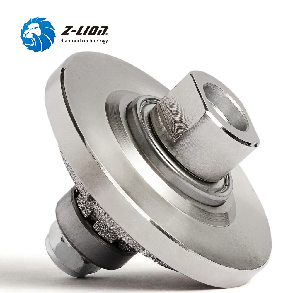 Z-LION F20 Type Shape Diamond Vacuum Brazed Hand Profile Wheel For Countertop Edging Granite Marble Edge Grinding Router Bit