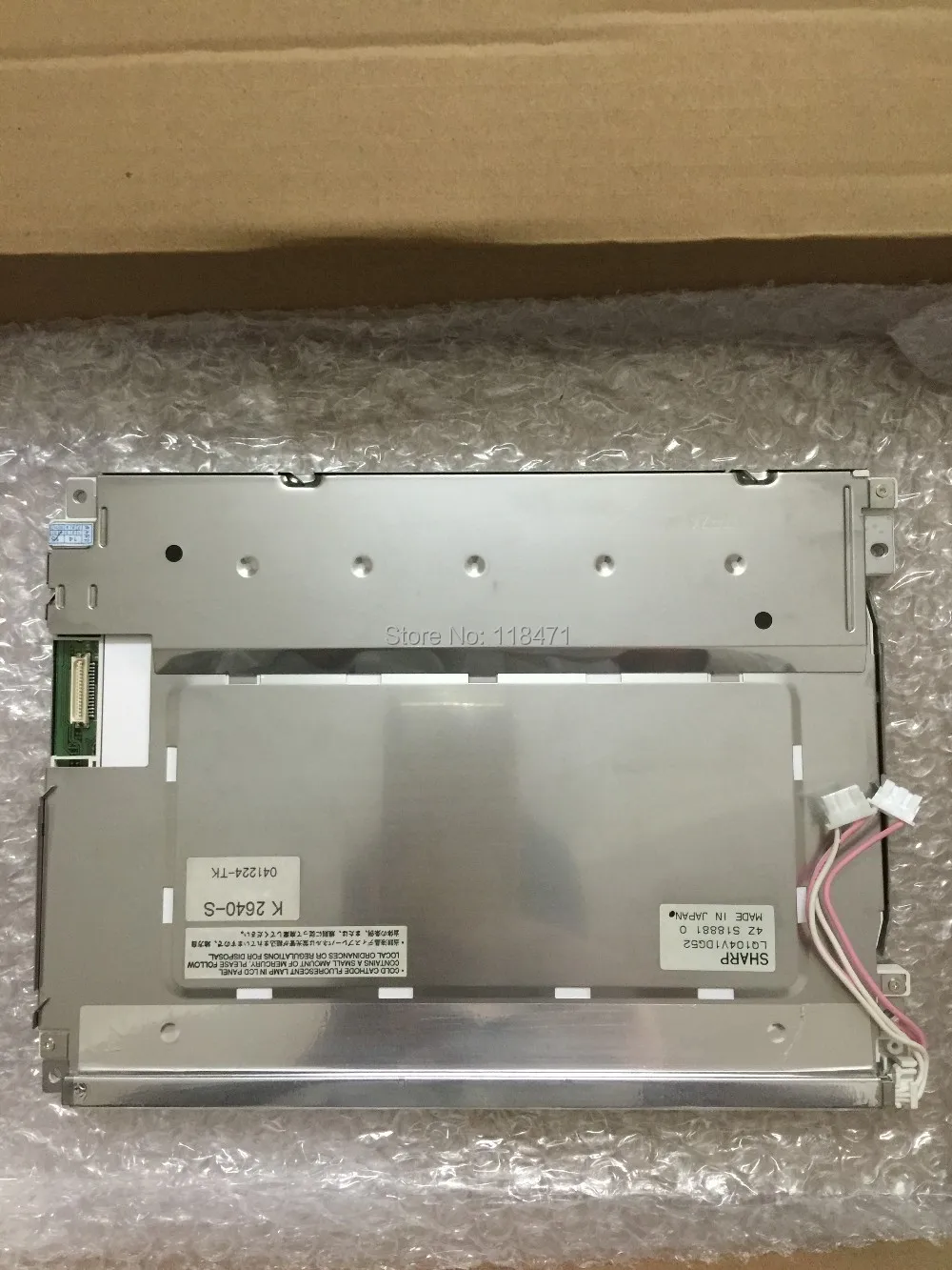 شاشة LCD مقاس 10.4 بوصة LQ104V1DG52 ضمان أصلي من الدرجة A+ لمدة 12 شهرًا