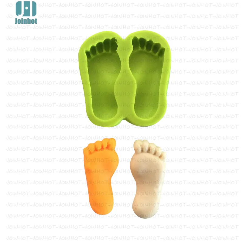 New Arrival 1pc Foot Shaped Silicone cake mold Fondant cake decorating tools Creative Mini Soap Mold Mould